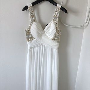 Trixxi White Prom Maxi Dress Size XS / Size 1